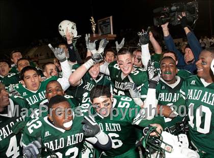 Thumbnail 1 in Palo Alto vs. Valley Christian (CIF CCS Open Division Final) photogallery.