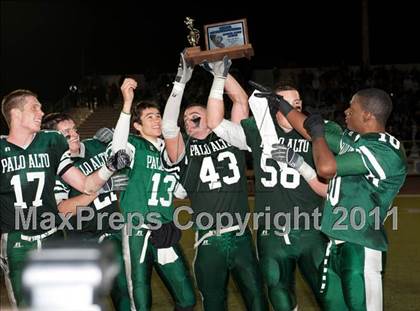 Thumbnail 2 in Palo Alto vs. Valley Christian (CIF CCS Open Division Final) photogallery.