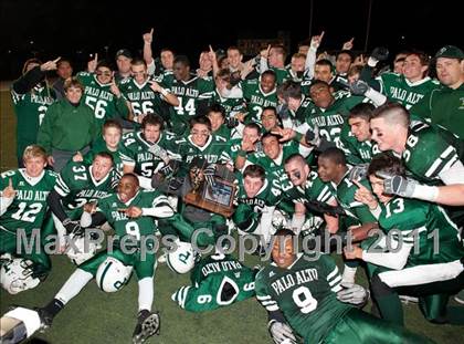 Thumbnail 3 in Palo Alto vs. Valley Christian (CIF CCS Open Division Final) photogallery.
