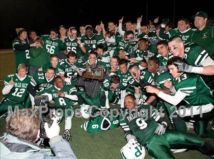 Thumbnail 2 in Palo Alto vs. Valley Christian (CIF CCS Open Division Final) photogallery.