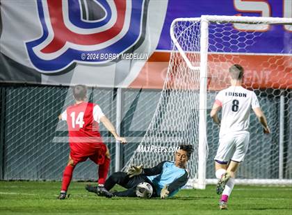 Thumbnail 3 in Edison @ Buchanan RD1 CIF Central Section PLAYOFFS photogallery.