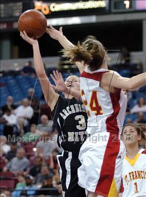 Thumbnail 2 in Archbishop Mitty vs. St. Francis (CIF NorCal D2 Final) photogallery.