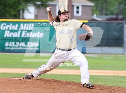 Thumbnail 1 in Corning-Painted Post vs. Kingston (NYSPHSAA Class AA Regional Semifinal) photogallery.