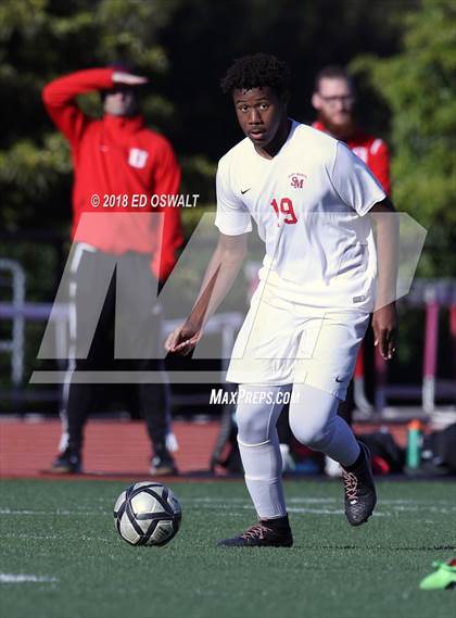 Thumbnail 2 in University vs. Saint Mary's (CIF NCS D4 Semifinal) photogallery.