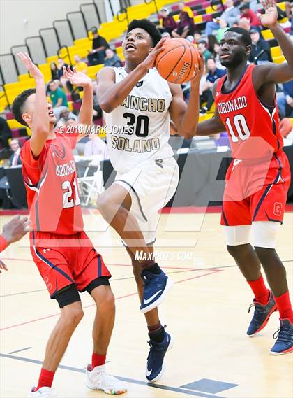 Thumbnail 2 in Coronado @ Rancho Solano Prep (Hoophall West Tournament) photogallery.
