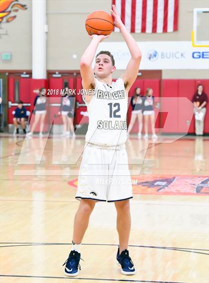 Thumbnail 2 in Coronado @ Rancho Solano Prep (Hoophall West Tournament) photogallery.