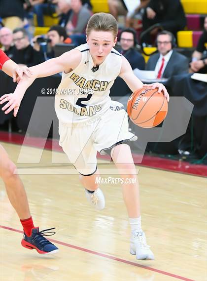 Thumbnail 2 in Coronado @ Rancho Solano Prep (Hoophall West Tournament) photogallery.