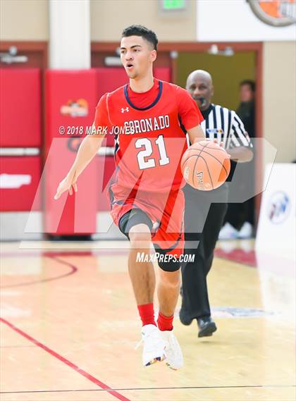 Thumbnail 1 in Coronado @ Rancho Solano Prep (Hoophall West Tournament) photogallery.