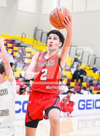 Thumbnail 1 in Coronado @ Rancho Solano Prep (Hoophall West Tournament) photogallery.