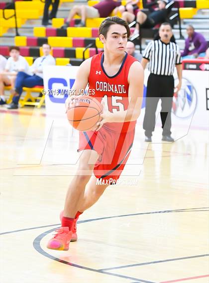 Thumbnail 2 in Coronado @ Rancho Solano Prep (Hoophall West Tournament) photogallery.