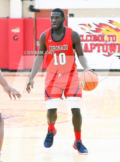 Thumbnail 2 in Coronado @ Rancho Solano Prep (Hoophall West Tournament) photogallery.