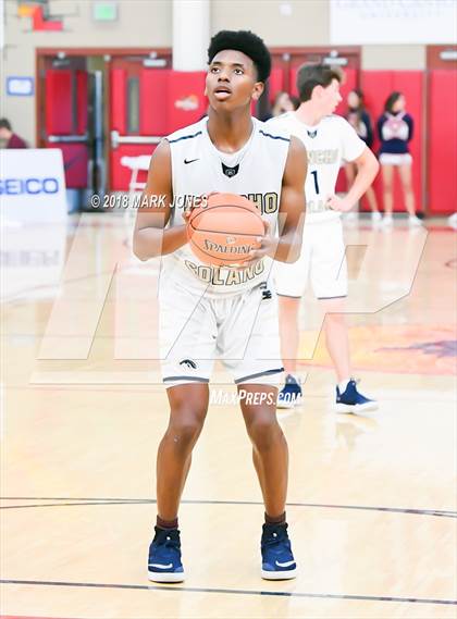 Thumbnail 2 in Coronado @ Rancho Solano Prep (Hoophall West Tournament) photogallery.