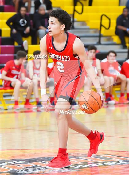 Thumbnail 2 in Coronado @ Rancho Solano Prep (Hoophall West Tournament) photogallery.