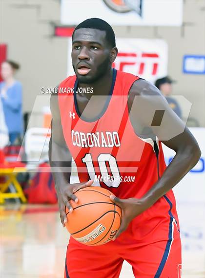 Thumbnail 2 in Coronado @ Rancho Solano Prep (Hoophall West Tournament) photogallery.