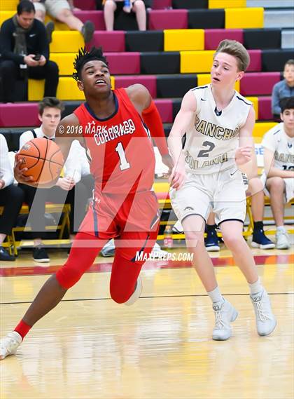 Thumbnail 2 in Coronado @ Rancho Solano Prep (Hoophall West Tournament) photogallery.