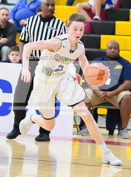 Thumbnail 2 in Coronado @ Rancho Solano Prep (Hoophall West Tournament) photogallery.
