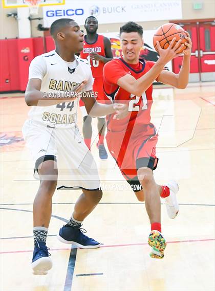 Thumbnail 2 in Coronado @ Rancho Solano Prep (Hoophall West Tournament) photogallery.