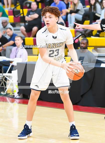 Thumbnail 2 in Coronado @ Rancho Solano Prep (Hoophall West Tournament) photogallery.