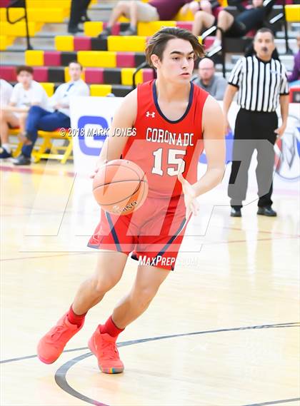 Thumbnail 1 in Coronado @ Rancho Solano Prep (Hoophall West Tournament) photogallery.