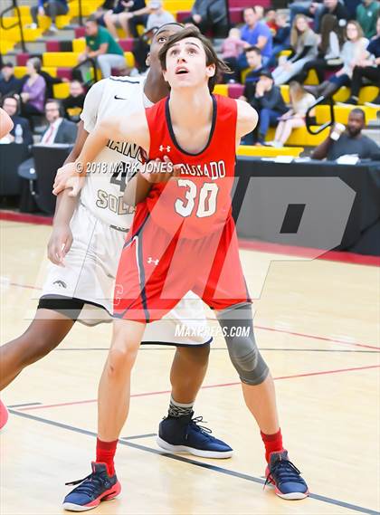 Thumbnail 2 in Coronado @ Rancho Solano Prep (Hoophall West Tournament) photogallery.