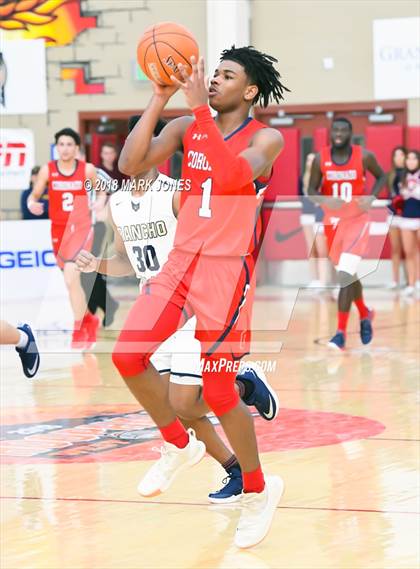 Thumbnail 1 in Coronado @ Rancho Solano Prep (Hoophall West Tournament) photogallery.