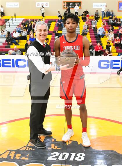Thumbnail 3 in Coronado @ Rancho Solano Prep (Hoophall West Tournament) photogallery.