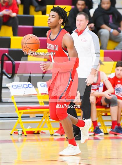 Thumbnail 2 in Coronado @ Rancho Solano Prep (Hoophall West Tournament) photogallery.