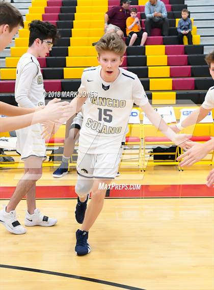 Thumbnail 1 in Coronado @ Rancho Solano Prep (Hoophall West Tournament) photogallery.