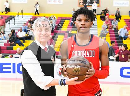 Thumbnail 1 in Coronado @ Rancho Solano Prep (Hoophall West Tournament) photogallery.