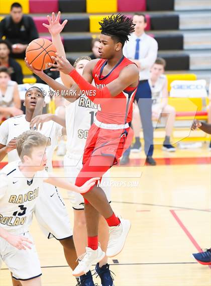 Thumbnail 3 in Coronado @ Rancho Solano Prep (Hoophall West Tournament) photogallery.