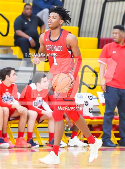 Thumbnail 1 in Coronado @ Rancho Solano Prep (Hoophall West Tournament) photogallery.