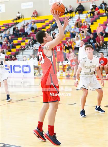 Thumbnail 1 in Coronado @ Rancho Solano Prep (Hoophall West Tournament) photogallery.