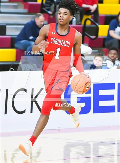 Thumbnail 1 in Coronado @ Rancho Solano Prep (Hoophall West Tournament) photogallery.