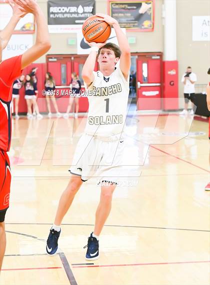 Thumbnail 2 in Coronado @ Rancho Solano Prep (Hoophall West Tournament) photogallery.