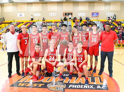 Thumbnail 2 in Coronado @ Rancho Solano Prep (Hoophall West Tournament) photogallery.