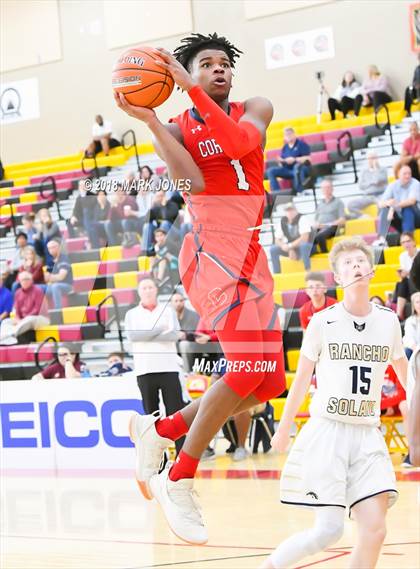 Thumbnail 1 in Coronado @ Rancho Solano Prep (Hoophall West Tournament) photogallery.