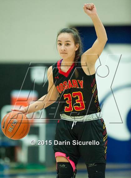 Thumbnail 2 in Rosary Academy vs Mullen (NIKE Tournament of Champions) photogallery.