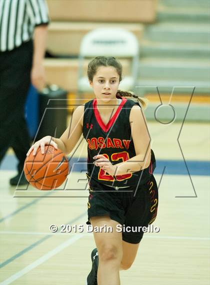Thumbnail 1 in Rosary Academy vs Mullen (NIKE Tournament of Champions) photogallery.