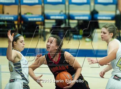 Thumbnail 1 in Rosary Academy vs Mullen (NIKE Tournament of Champions) photogallery.