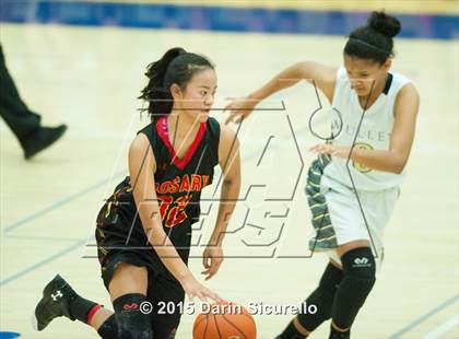 Thumbnail 2 in Rosary Academy vs Mullen (NIKE Tournament of Champions) photogallery.