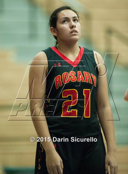 Thumbnail 1 in Rosary Academy vs Mullen (NIKE Tournament of Champions) photogallery.