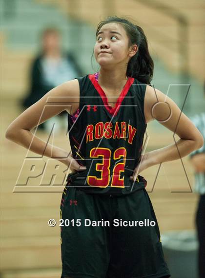 Thumbnail 1 in Rosary Academy vs Mullen (NIKE Tournament of Champions) photogallery.