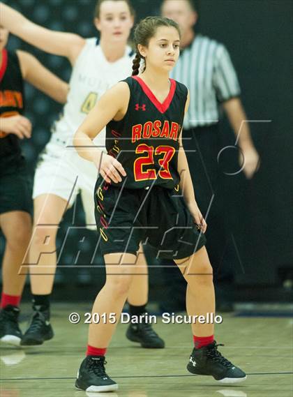 Thumbnail 2 in Rosary Academy vs Mullen (NIKE Tournament of Champions) photogallery.
