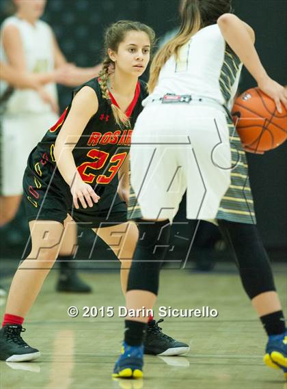 Thumbnail 3 in Rosary Academy vs Mullen (NIKE Tournament of Champions) photogallery.