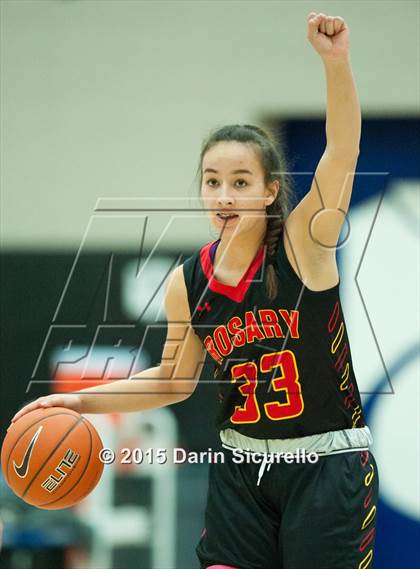 Thumbnail 3 in Rosary Academy vs Mullen (NIKE Tournament of Champions) photogallery.