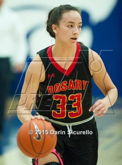 Thumbnail 1 in Rosary Academy vs Mullen (NIKE Tournament of Champions) photogallery.