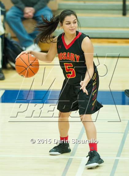 Thumbnail 2 in Rosary Academy vs Mullen (NIKE Tournament of Champions) photogallery.