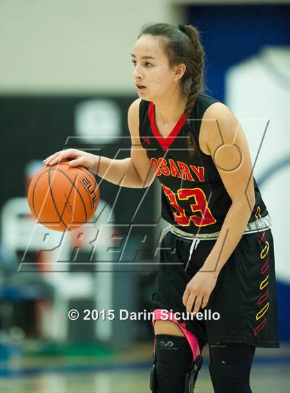 Thumbnail 2 in Rosary Academy vs Mullen (NIKE Tournament of Champions) photogallery.