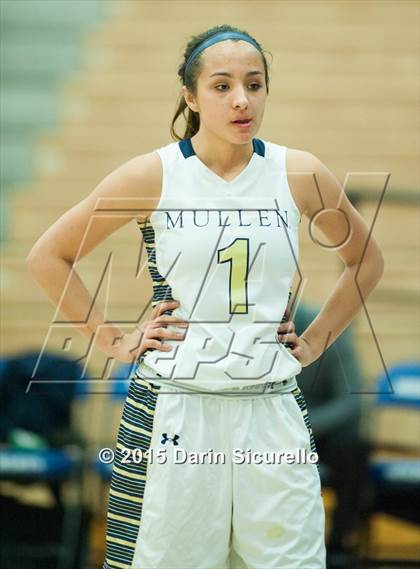 Thumbnail 1 in Rosary Academy vs Mullen (NIKE Tournament of Champions) photogallery.