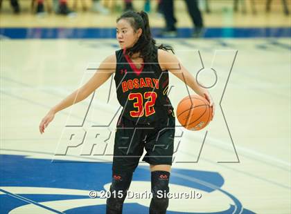 Thumbnail 1 in Rosary Academy vs Mullen (NIKE Tournament of Champions) photogallery.